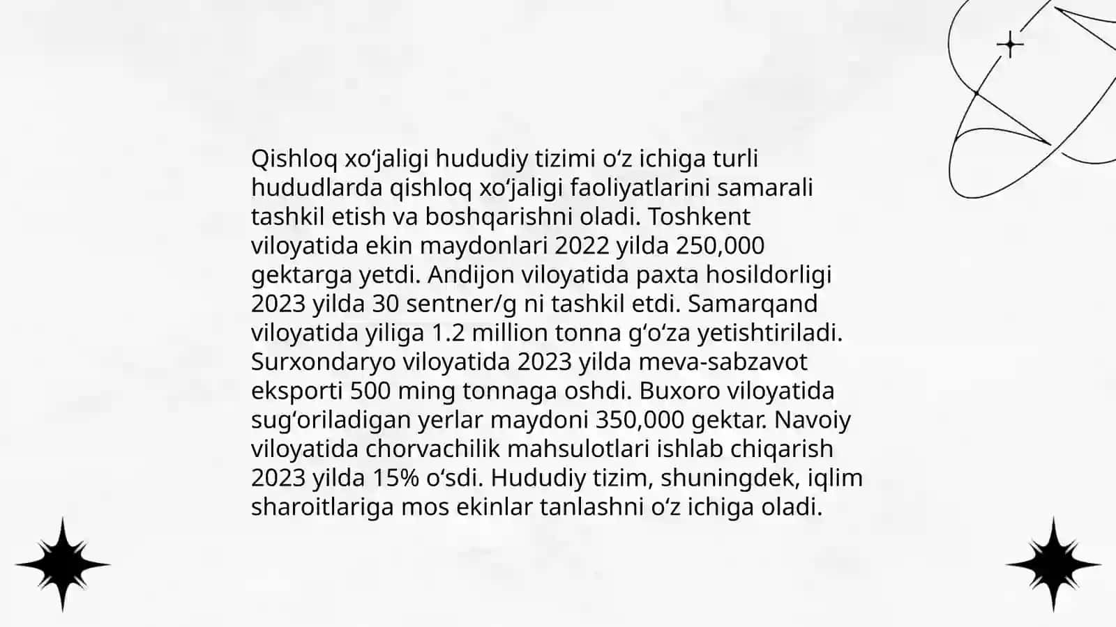 Oʻzbekiston dehqonchilik geografiyasi 4