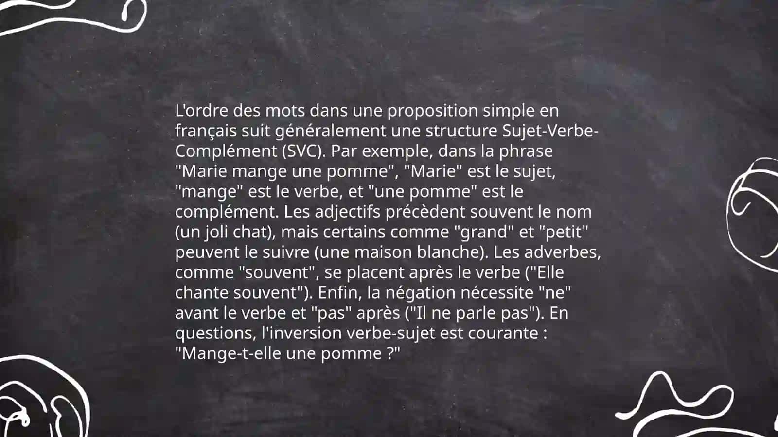 La syntaxe. La proposition simple 4