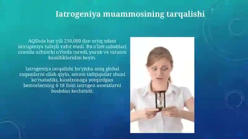 Iatrogeniya: Ta'rif va qamrov 4