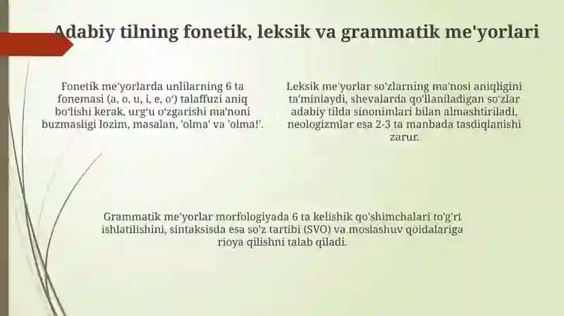 O'zbek adabiy tili meʼyorlari 4