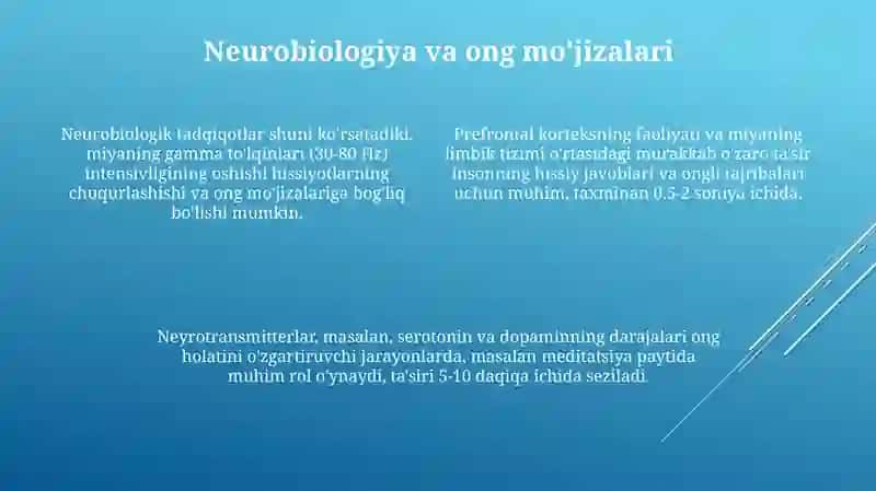 Ongning beixtiyoriy mo'jizalari 4