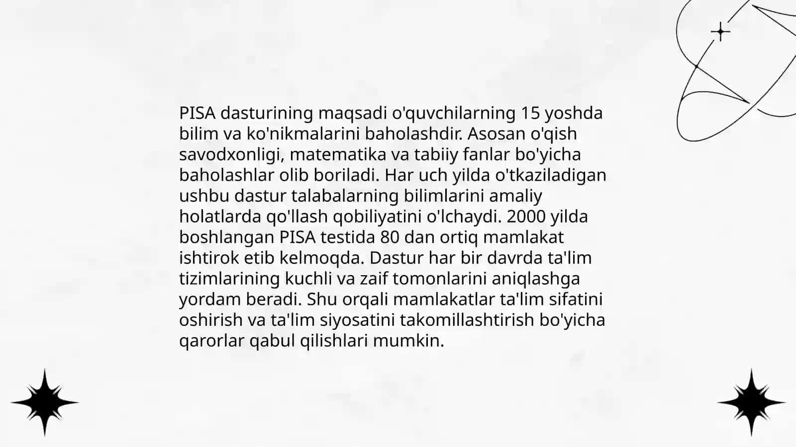 Xalqaro Baholash Dasturlari 4