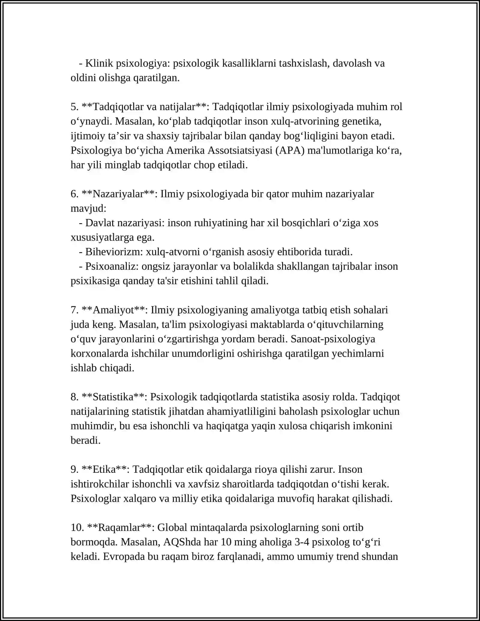 PSIXOLOGIYA FANI TARMOQLARI 4