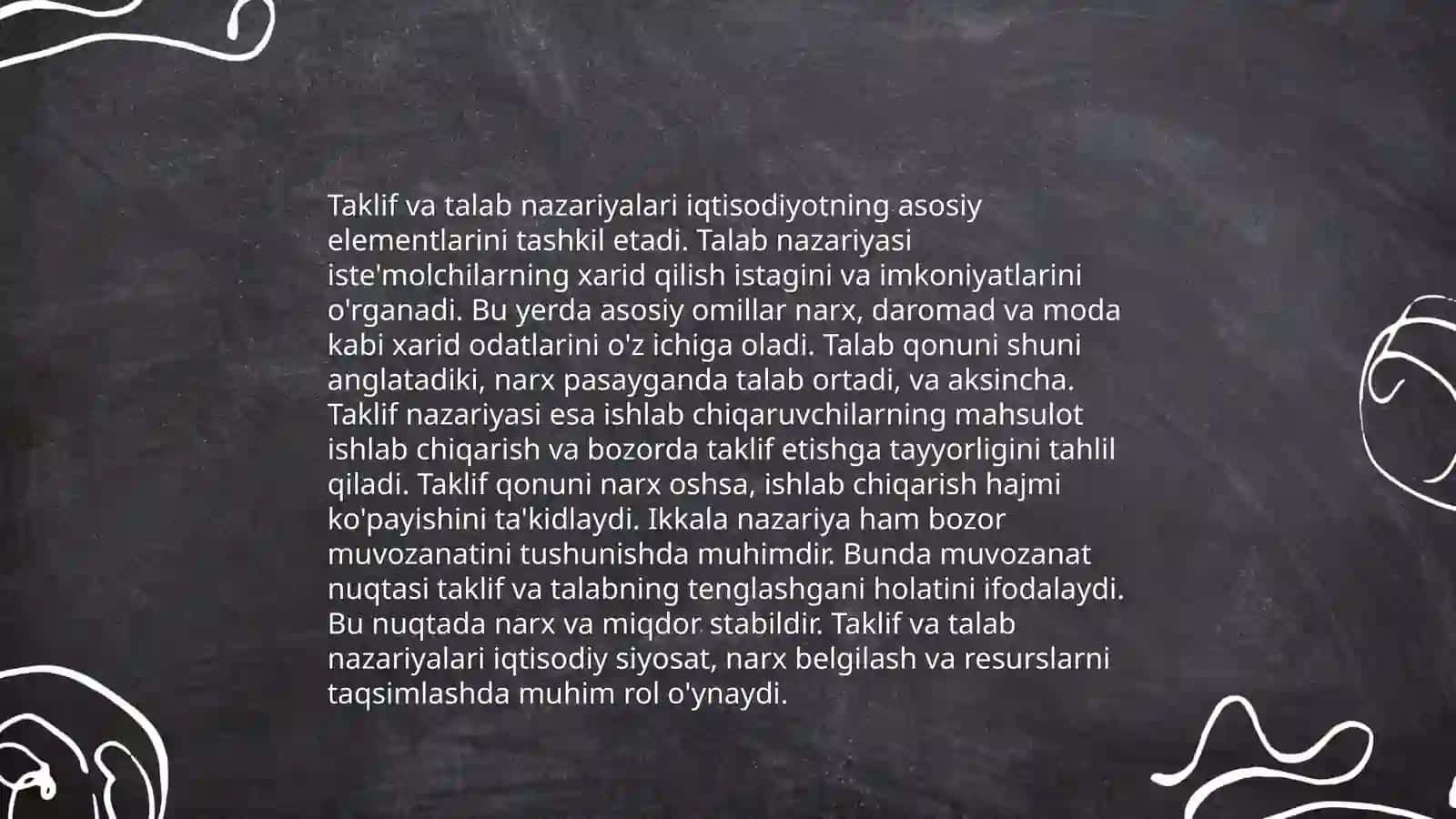 Bozor muvozanati va uning ahamiyati 4