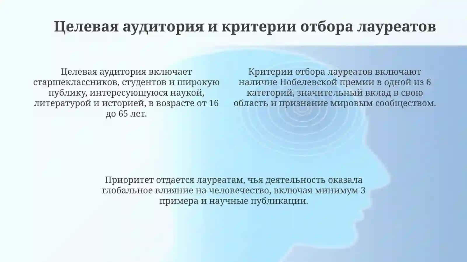 Проект «Альбом лауреатов Нобелевской премии» 4