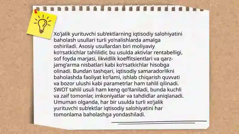 Iqtisodiy tahlil turlari 4