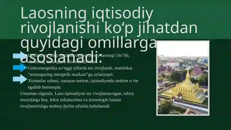 Laos Davlati Iqtisodiyoti 4