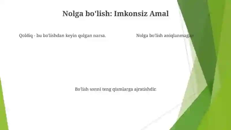 Ayirish va boʻlishning ta'rifi 4