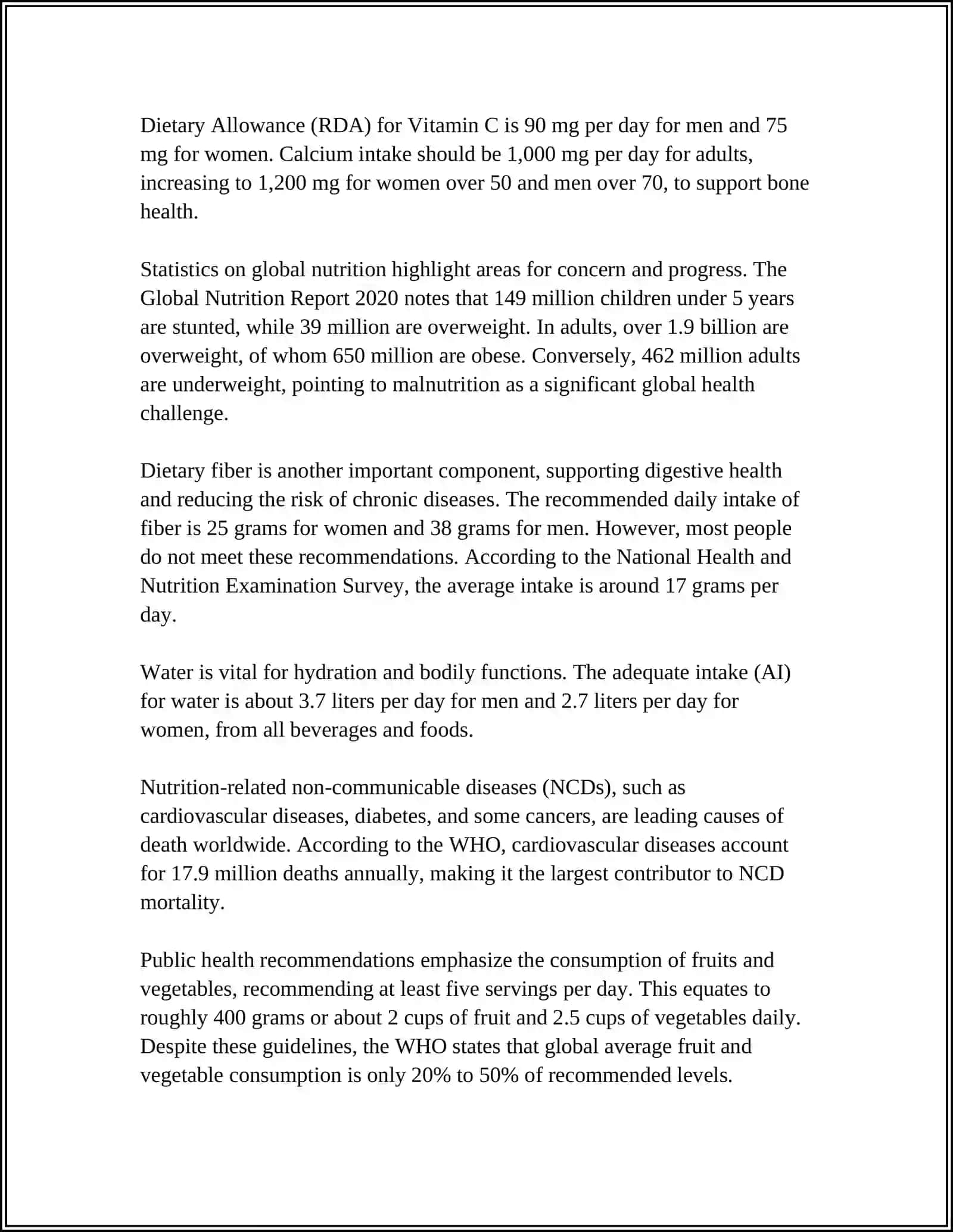 Nutrition and Health 4