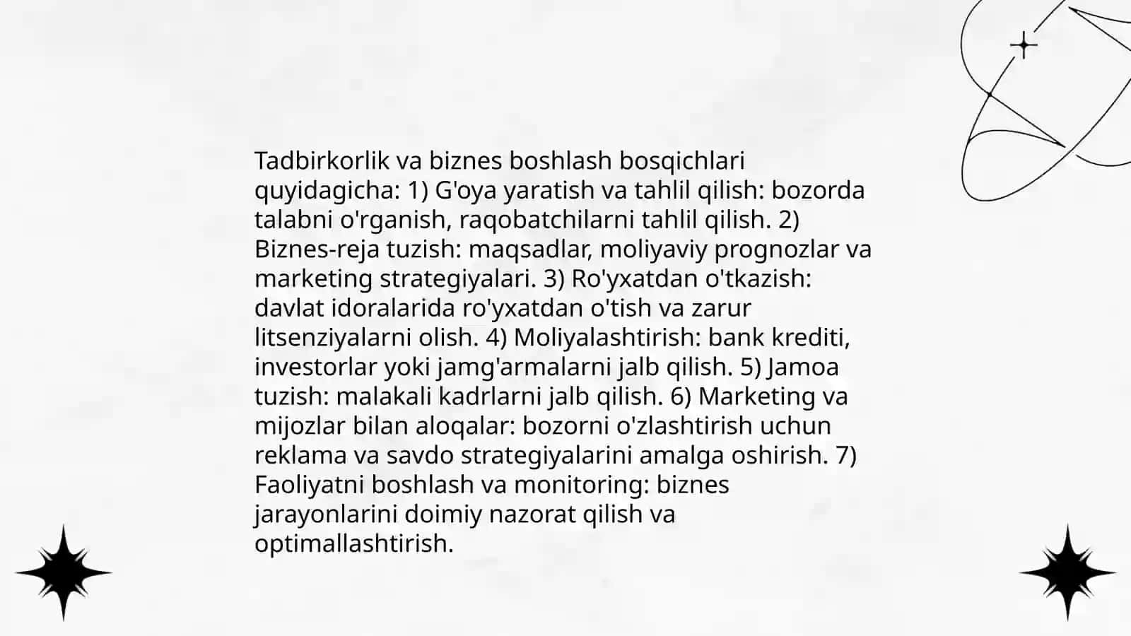Istemol va tadbirkorlik 4