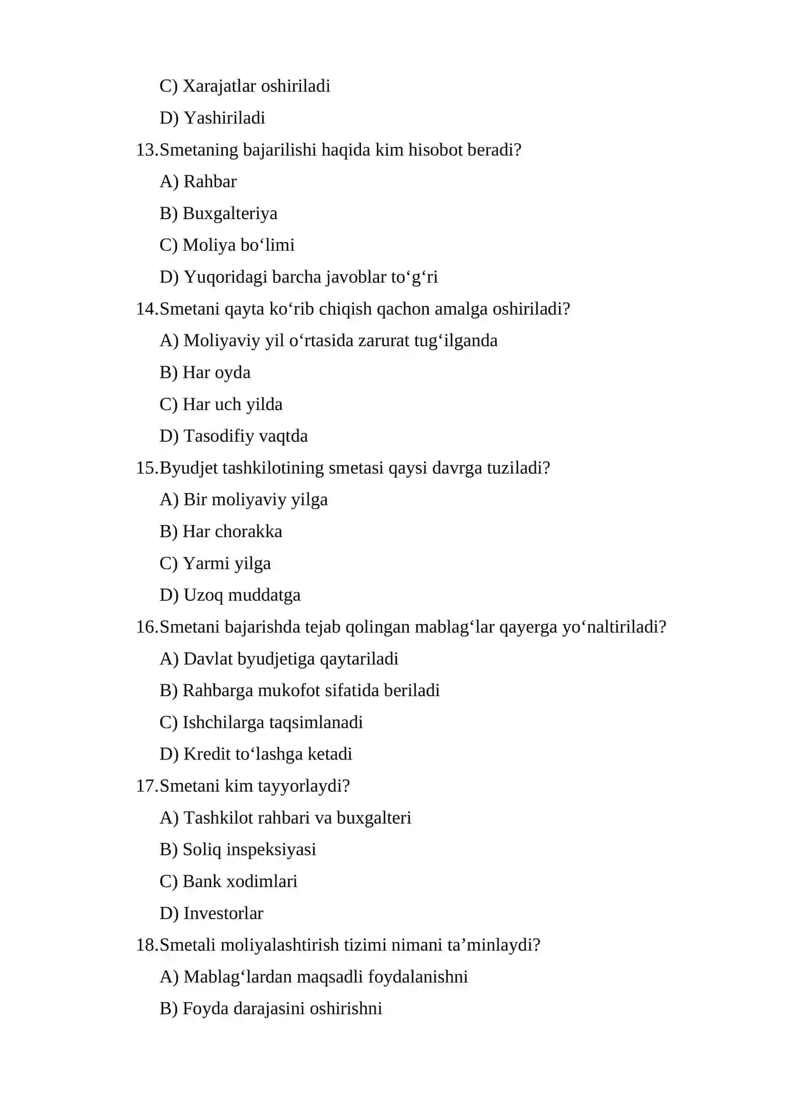 Byudjet tashkilotlarini smetali moliyalashtirish tartibi 4