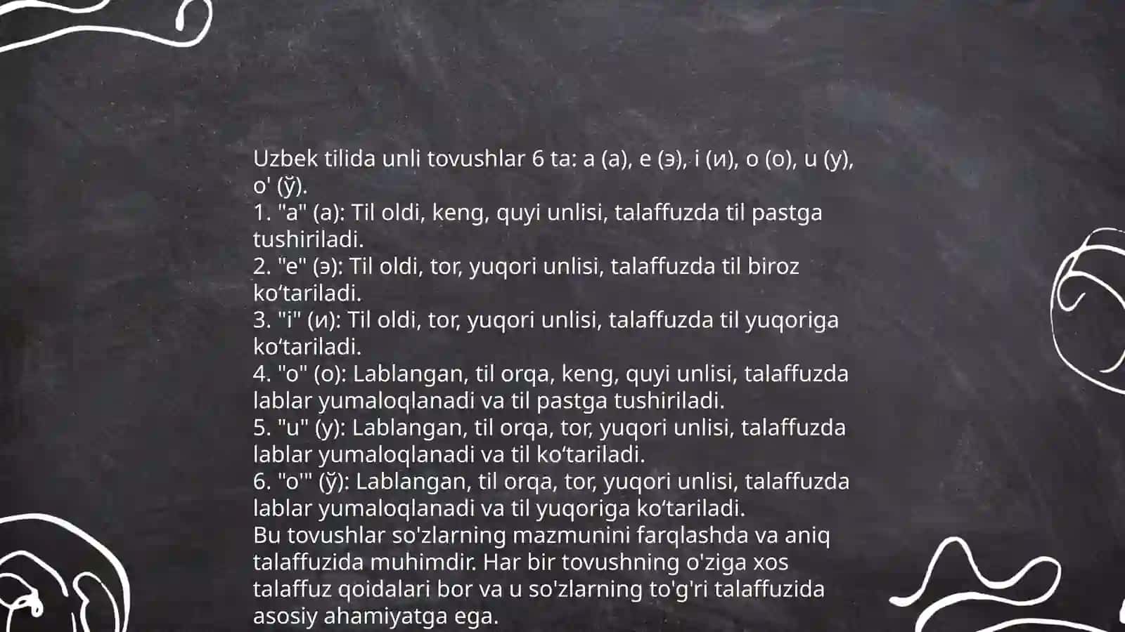 Talaffuz.Orfoepik me'yor 4