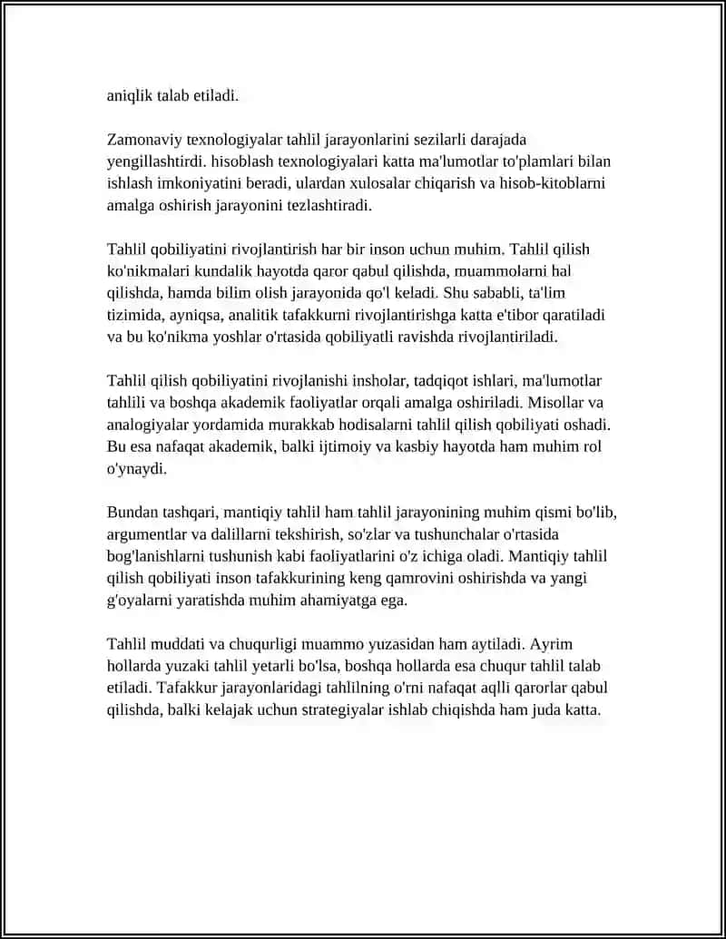 TAFFAKUR OPERATSIYALARI 4