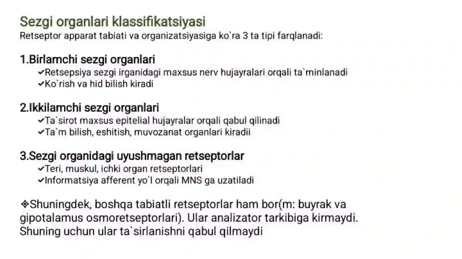 Sezgi azolari.ko’rish a’zosi 4
