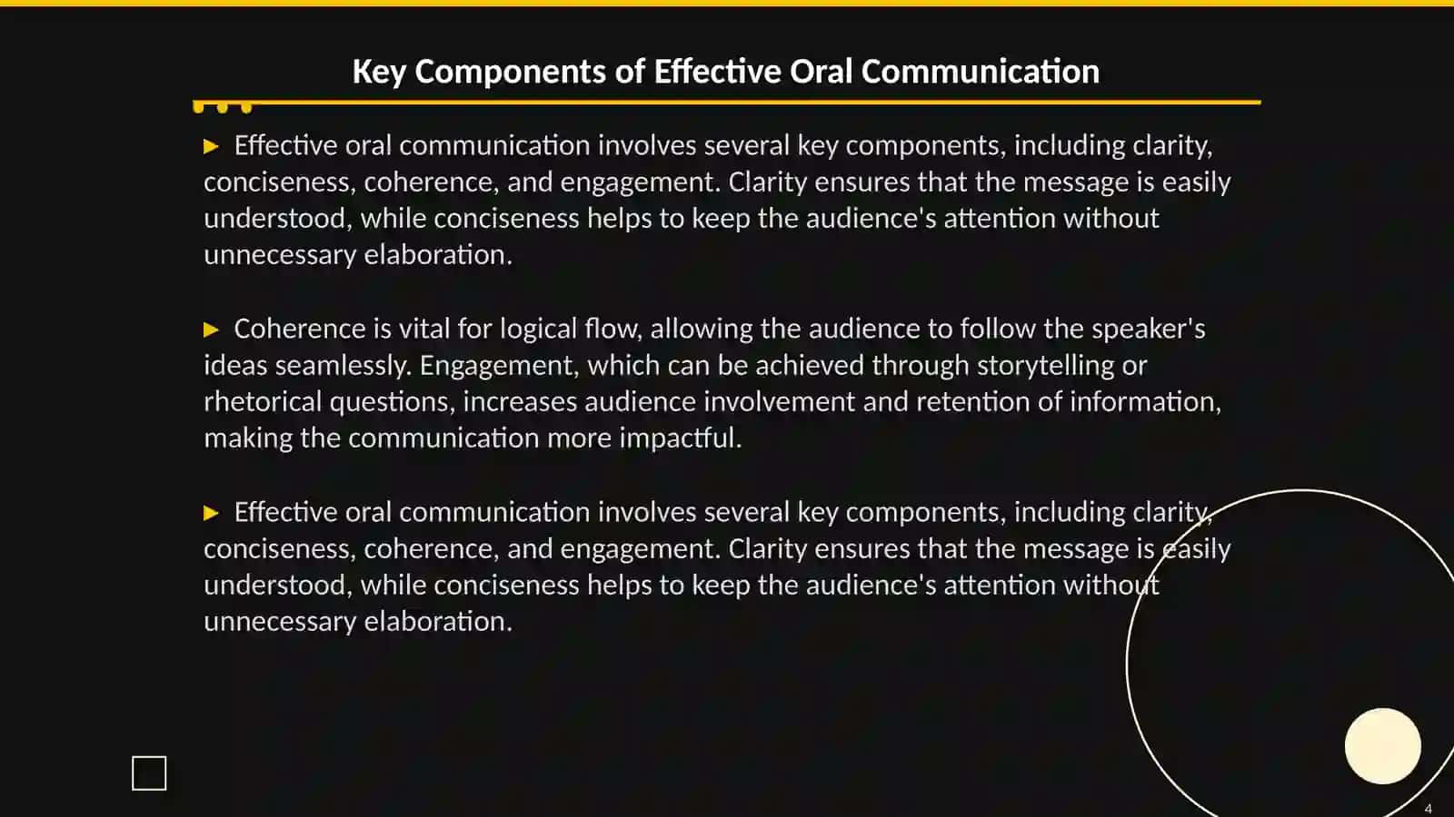The Importance of Oral Speech in Communication 4