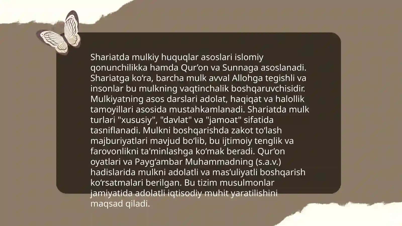 Islomda mulkiy huquqlar 4