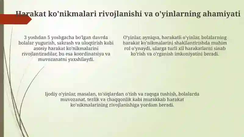 Maktabgacha yoshdagi jismoniy faollikning xususiyatlari 4