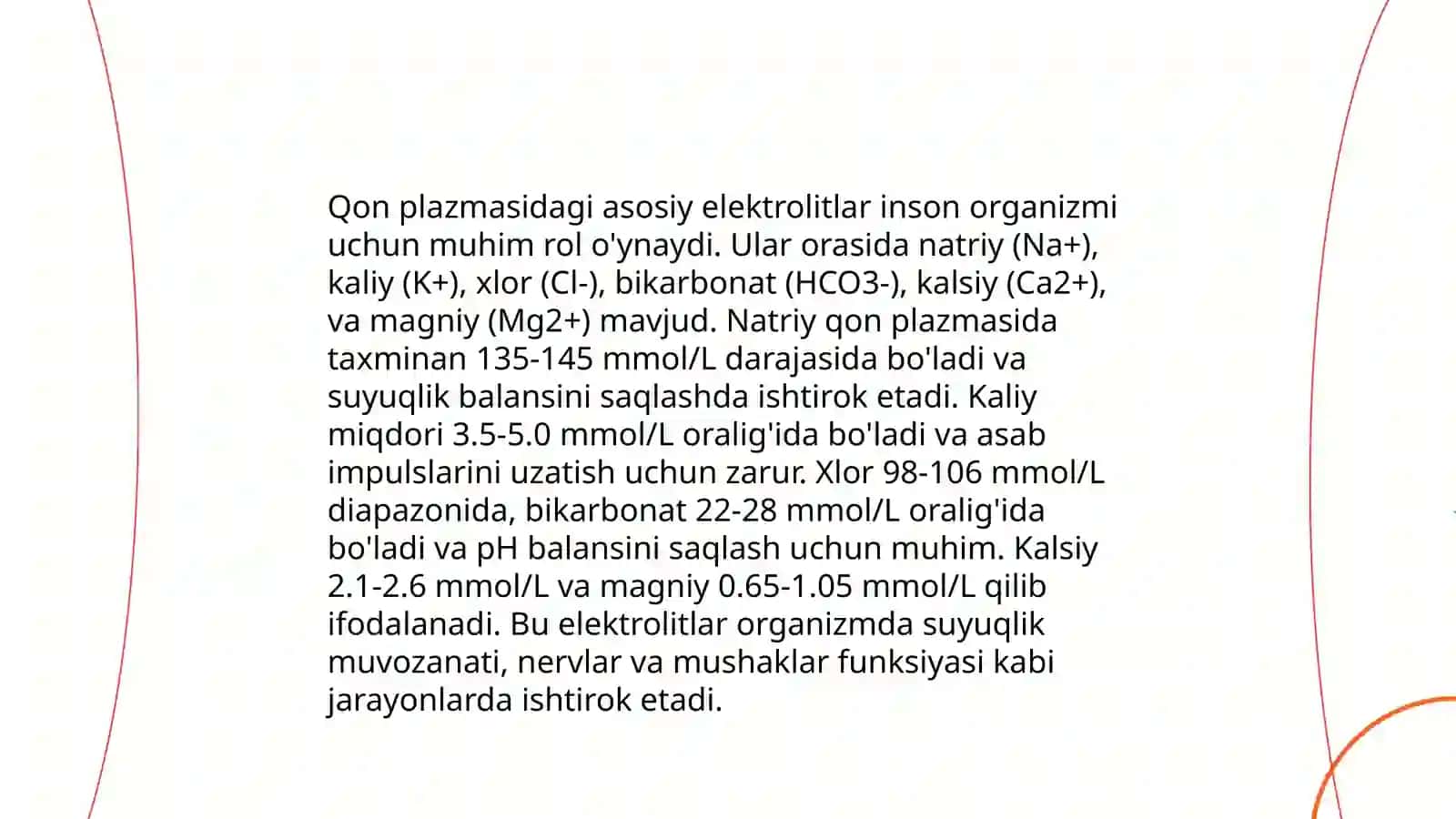 Elektrolitlar gomeostazi. Osmos hodisasi 4