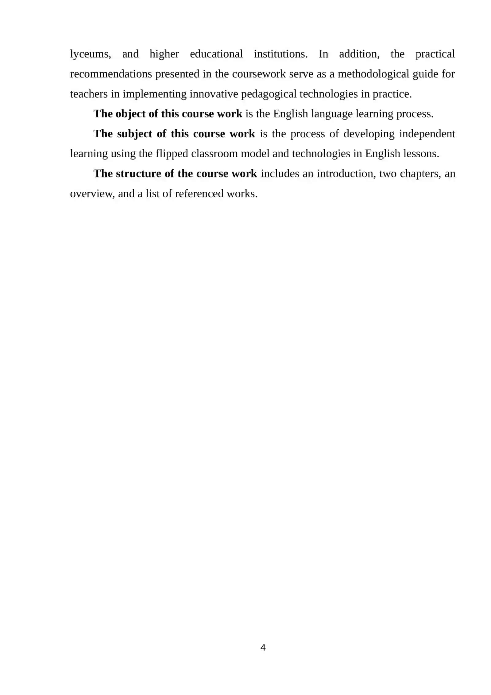 FLIPPED CLASSROOM MODEL IN ENGLISH CLASSES: HOW TECHNOLOGY CAN FOSTER INDEPENDENT LEARNING 4