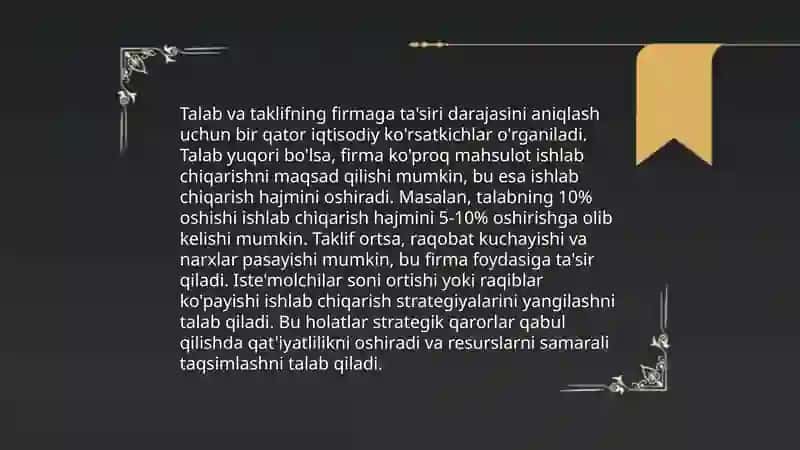 Firma daromadlarining tahlili 4