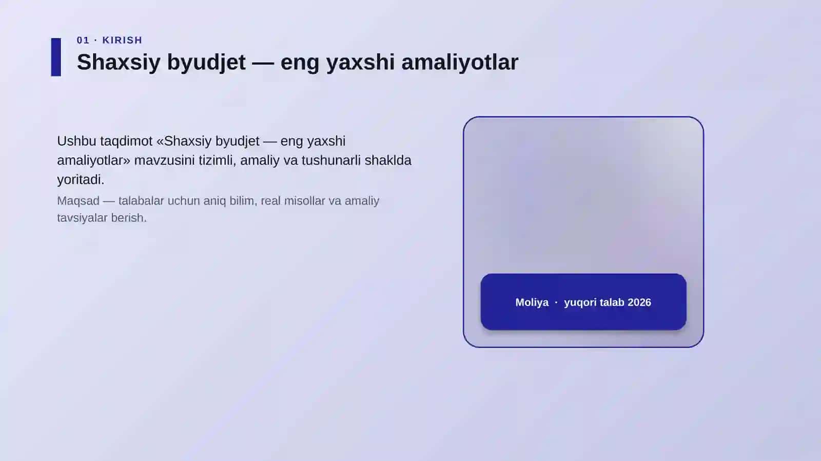 Shaxsiy byudjet — eng yaxshi amaliyotlar 4