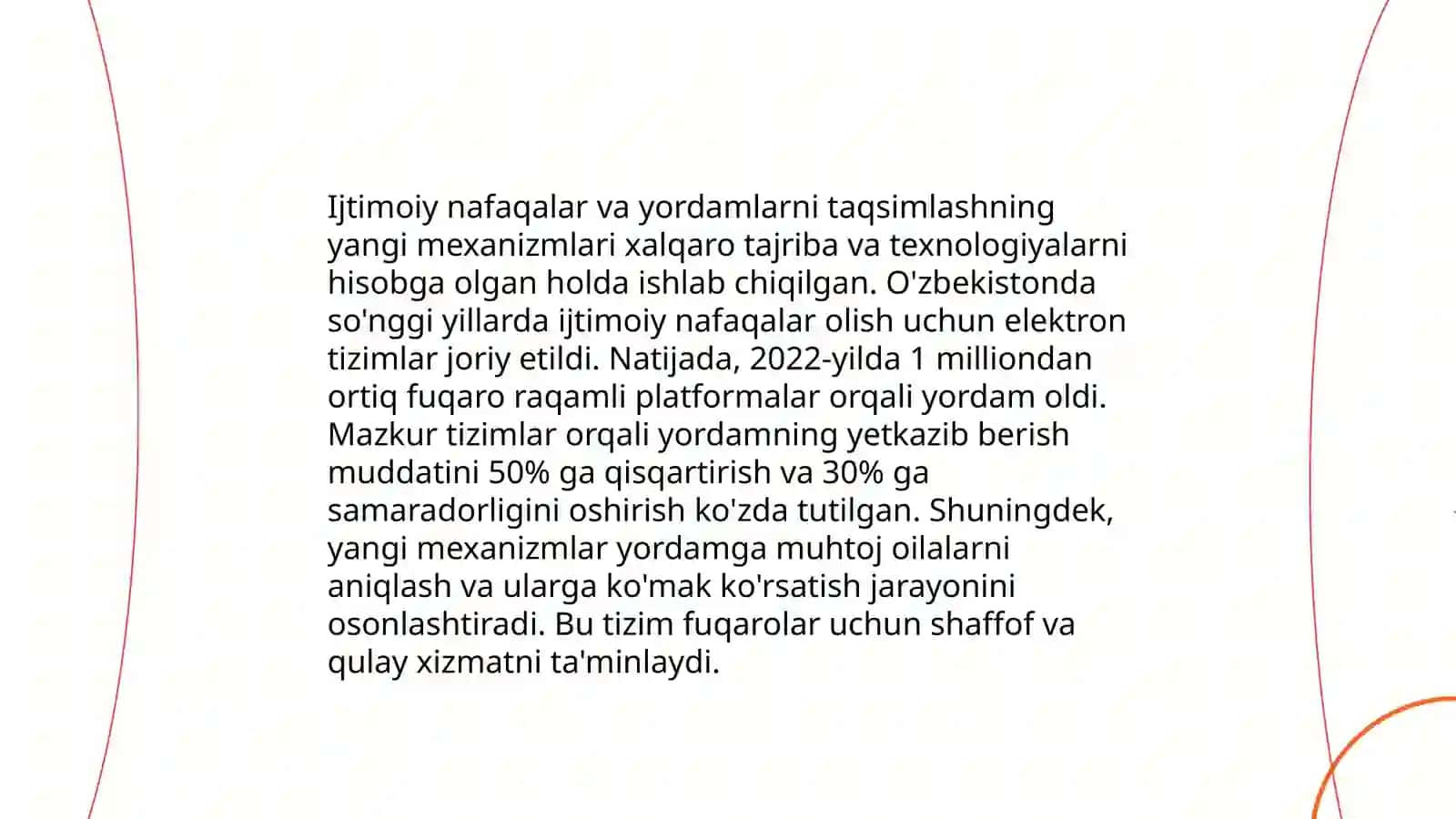 Aholini ijtimoiy himoya qilish borasida islohotlar 4