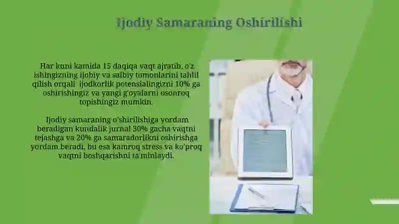 Kundalik Jurnal Yurituvning Ahamiyati 4
