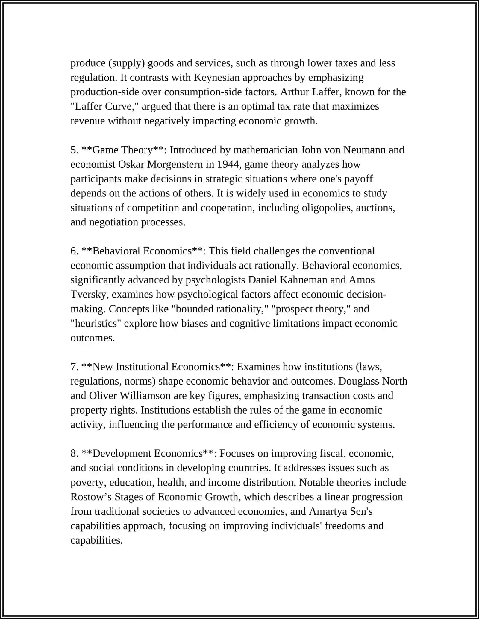 HOW TO BE A GOOD ECONOMIST? 4