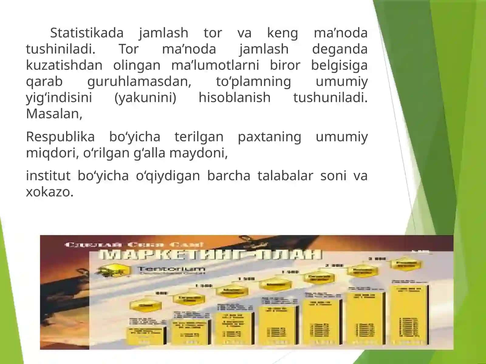 Statistik Kuzatish Ma'lumotlarini Jamlash 4