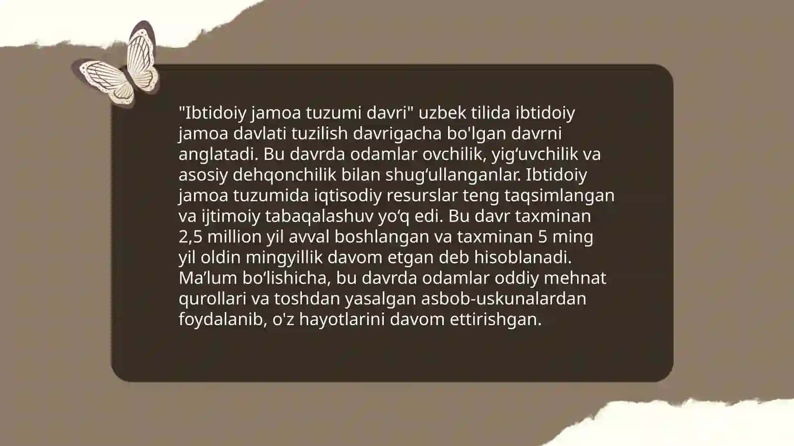 Kishilar birligining tarixiy shakllari 4