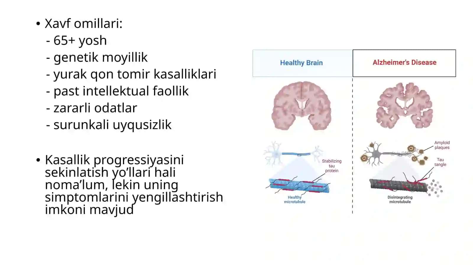 ALSGEYMER KASALLIGIDA VA EPILEPSIYADA QO’LLANILADIGAN DORILAR 4