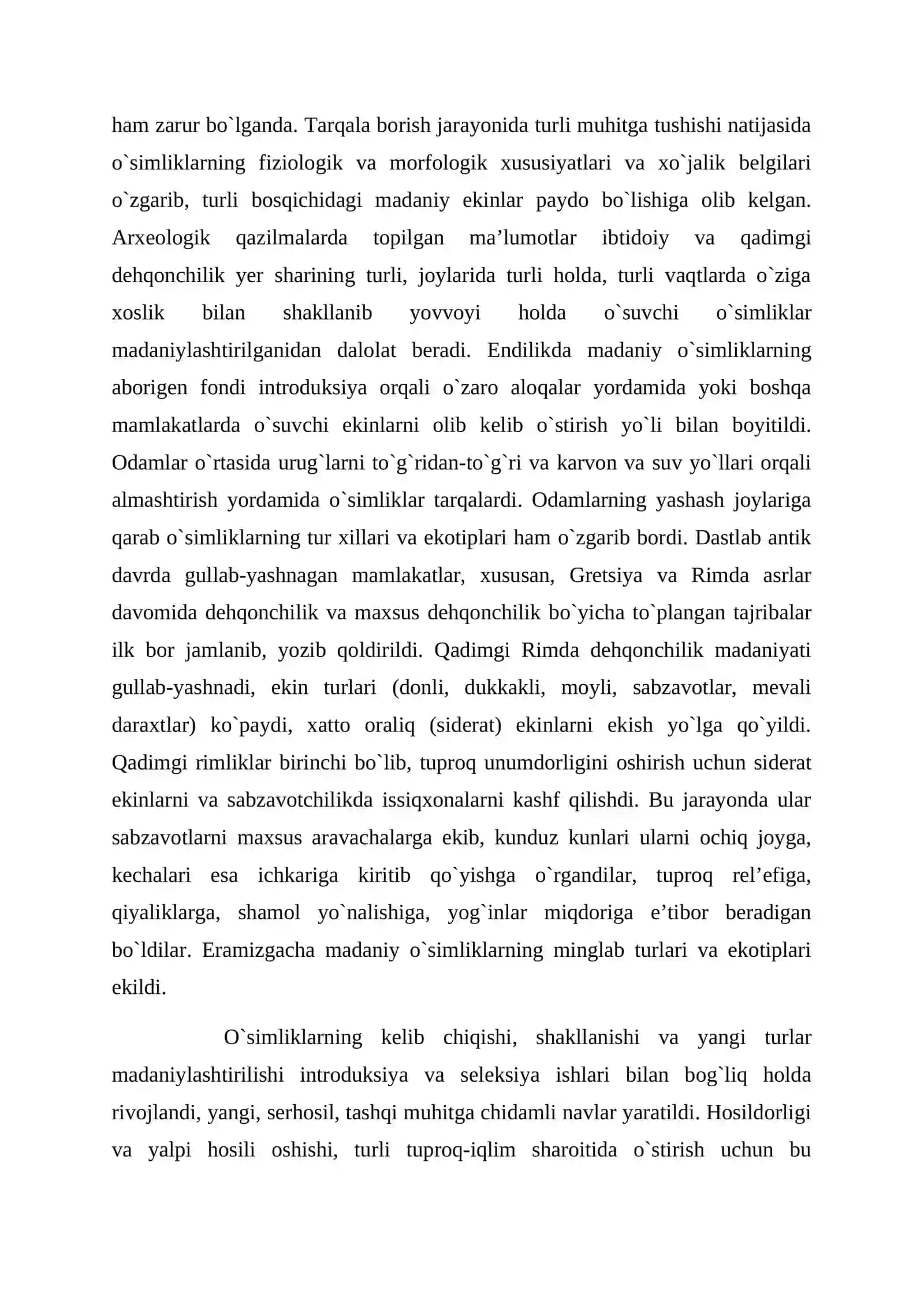 O'simliklarning kelib chiqish markazlari 4