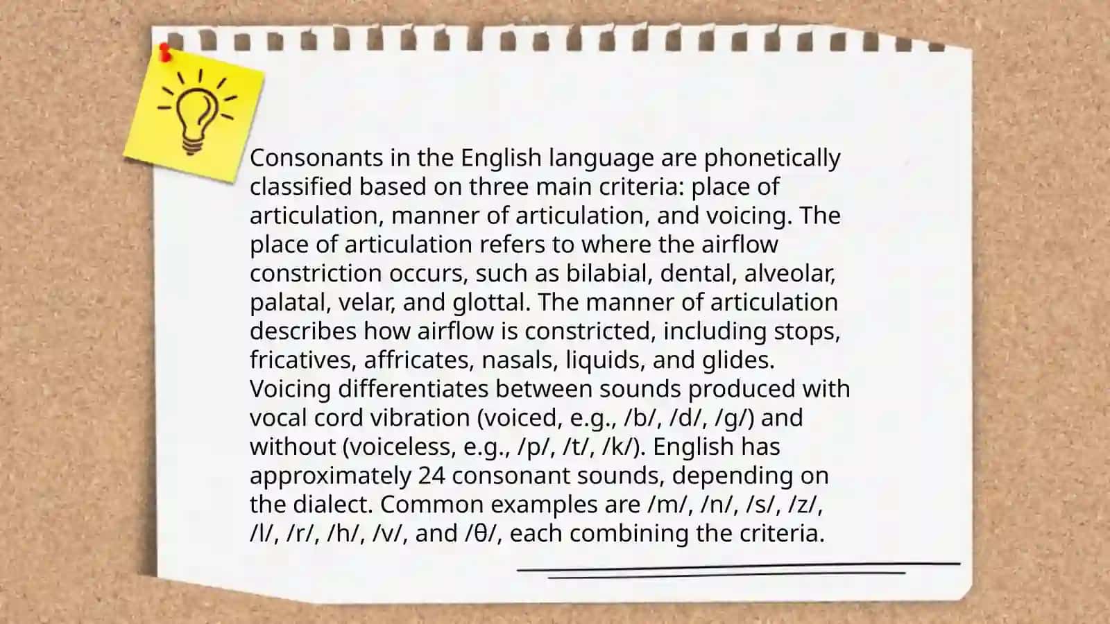 Classifying Consonants and Vowels 4