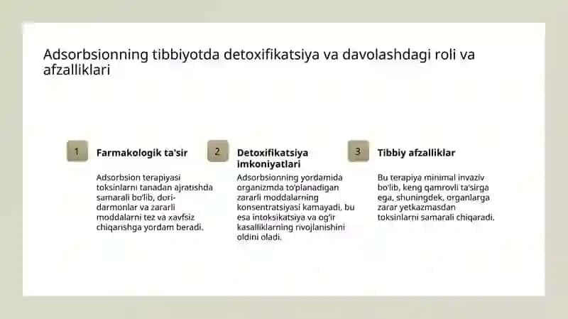 Adsorbsiyaning Tibbiyotdagi Ahamiyati 4