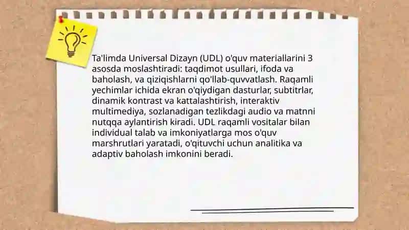 Inklyuziv taʼlim texnologiyalari 4