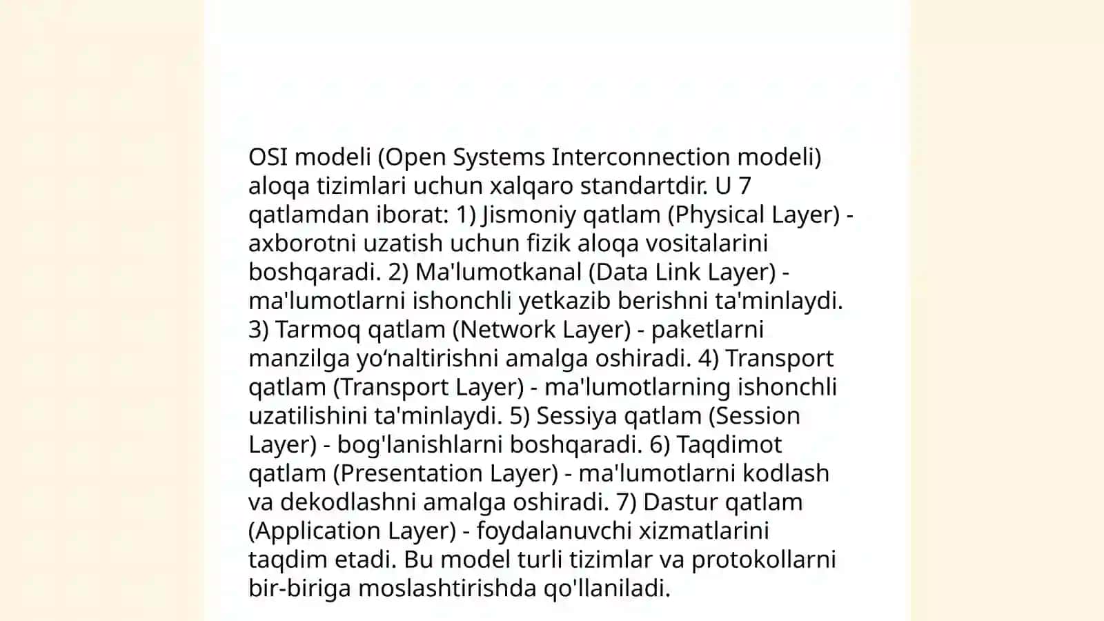 Kompyuter Tarmoqlari Arxitekturasi 4