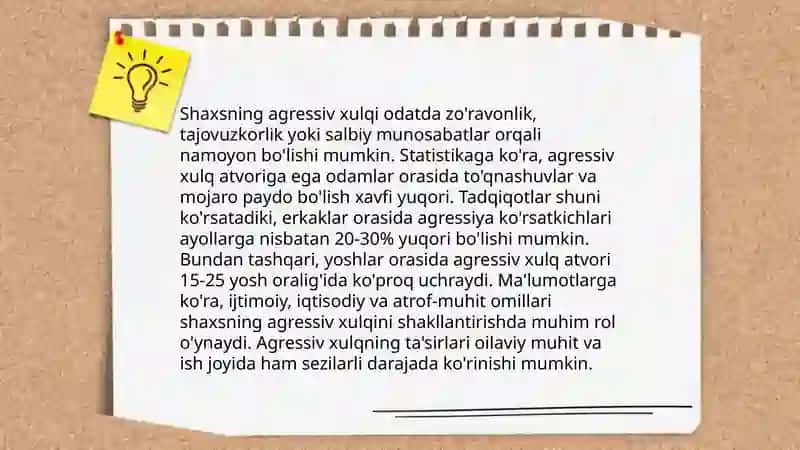 Agressivlikning psixologik asoslari 4