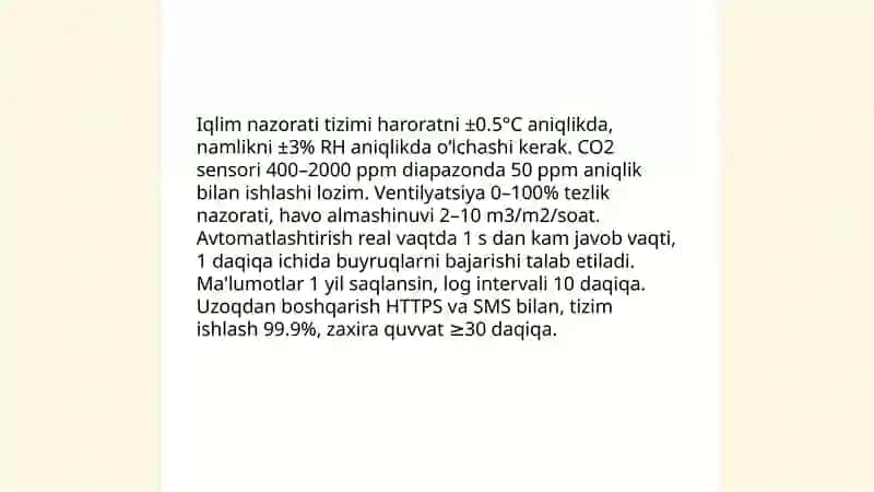 Smart issiqxonalar standarti 4
