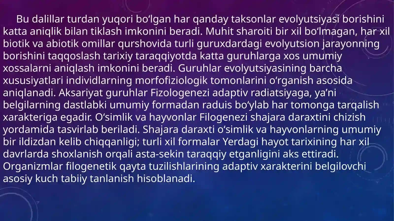Fitogenetik sistematikaning mohiyati K.Linney sistematikasi 4