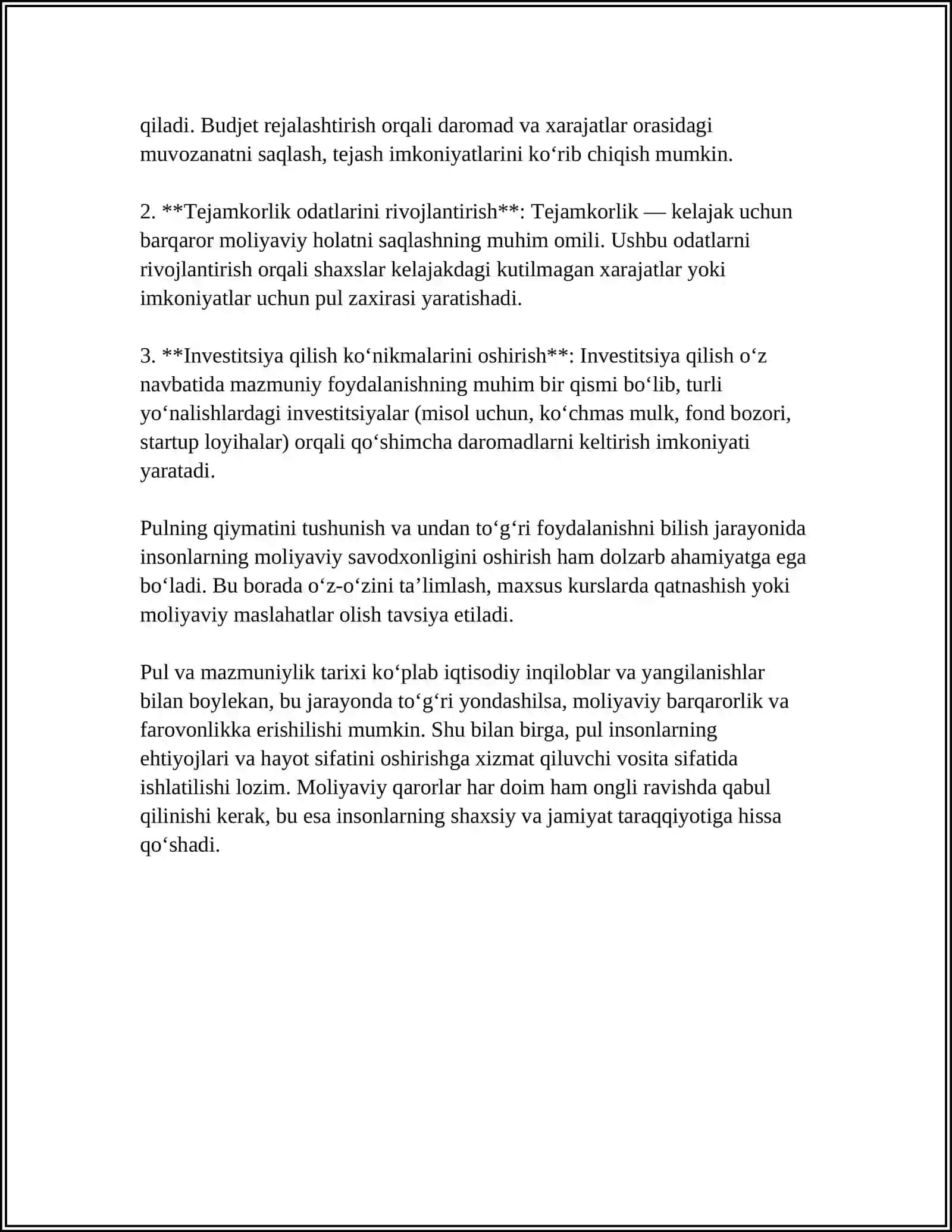 MONIYLIK VA MAZDAKIYLIK REFERAT 4