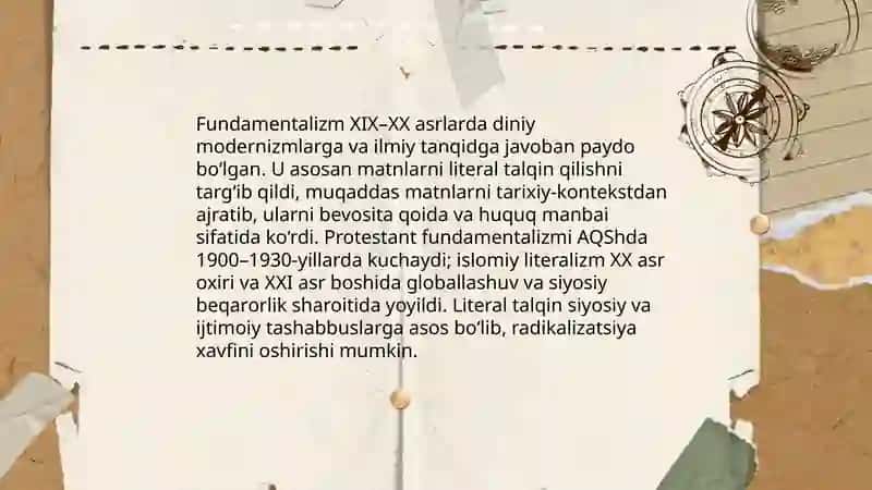 Diniy fanatizm va ekstremizmning tarixiy ildizlari 4