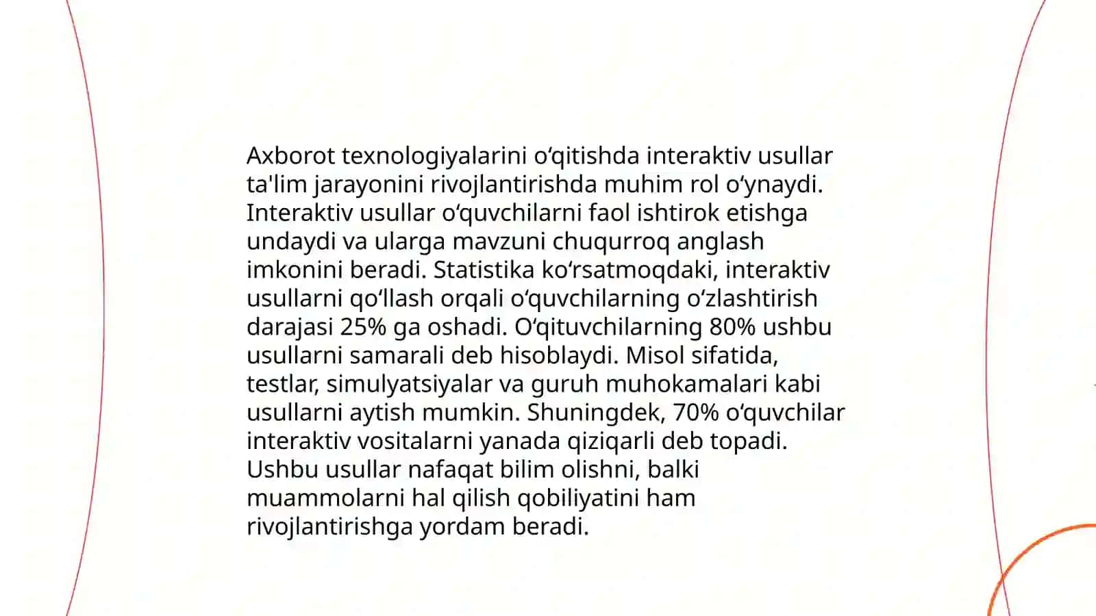 Informatika va axborot texnalogiyalari fanidan fakultativ darslarni tashkil etish metodikasi 4