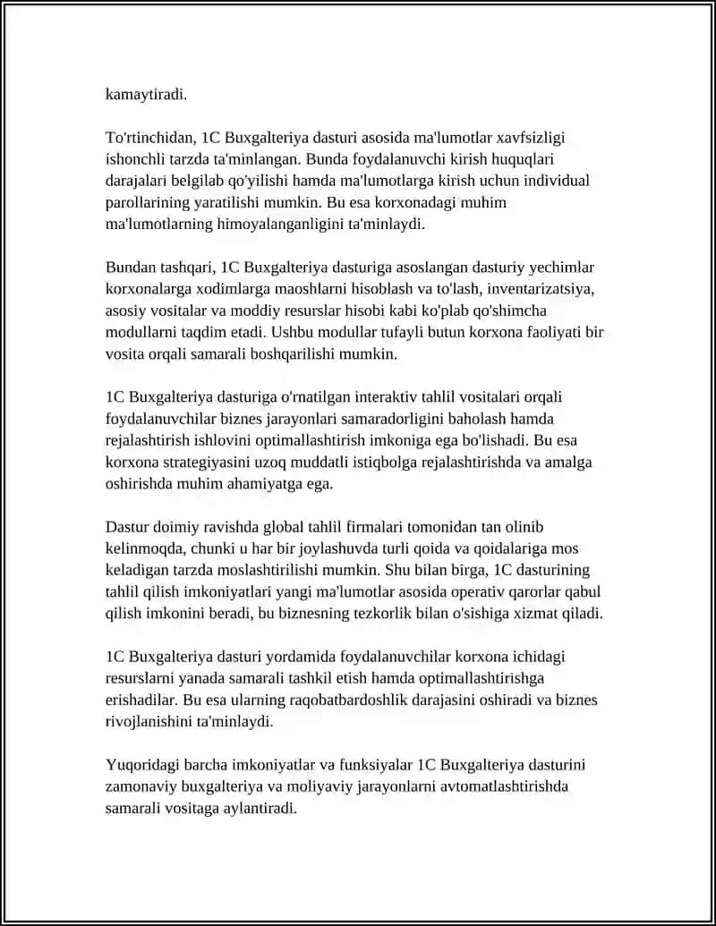 1C Buxgalteriya Dasturi 4
