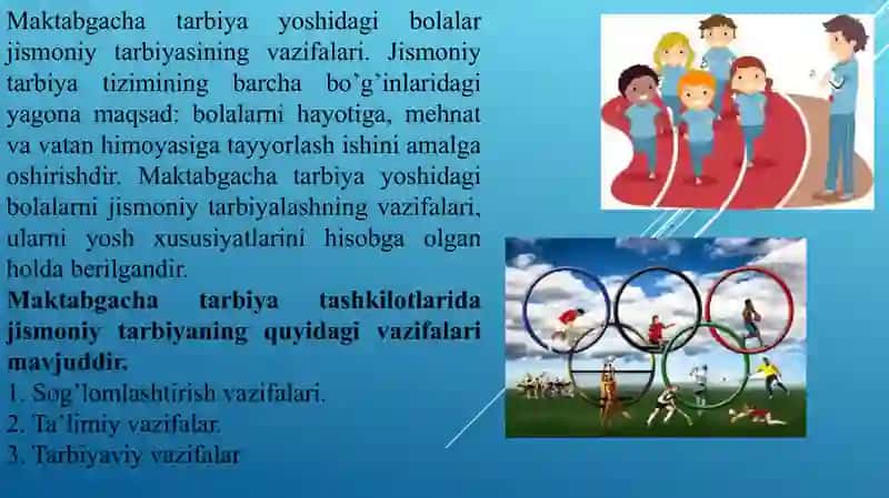 Jismoniy tarbiya vazifalari va vositalari. 4