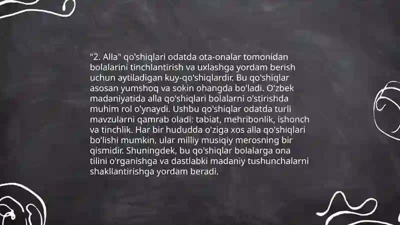 Alla, yalla,o'lan, o'zbek xalq laparlari 4