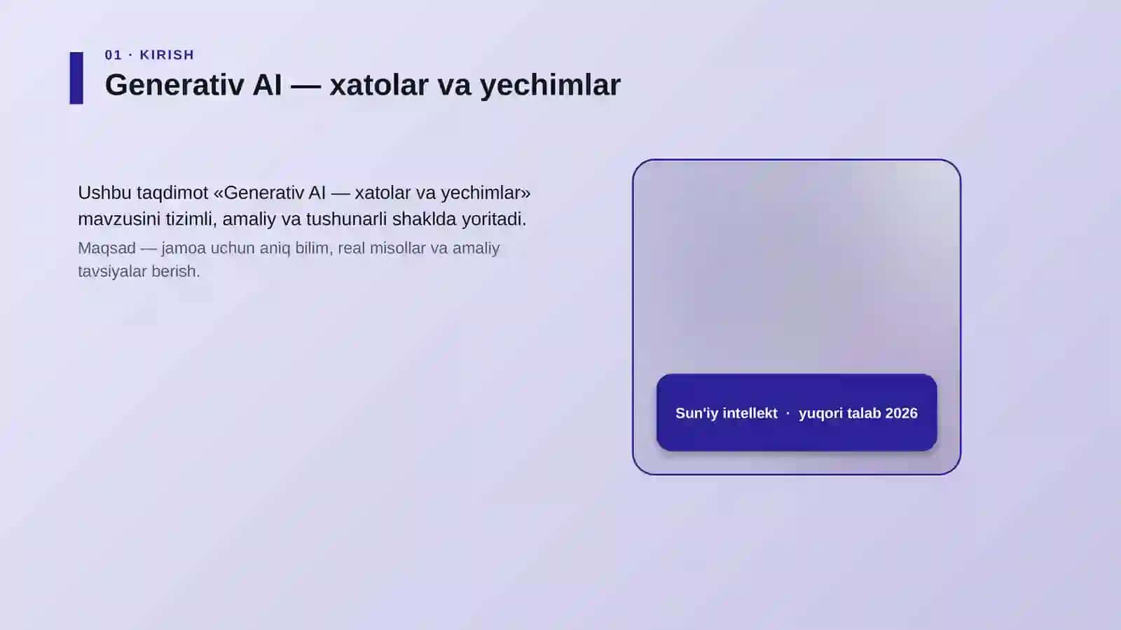 Generativ AI — xatolar va yechimlar 4