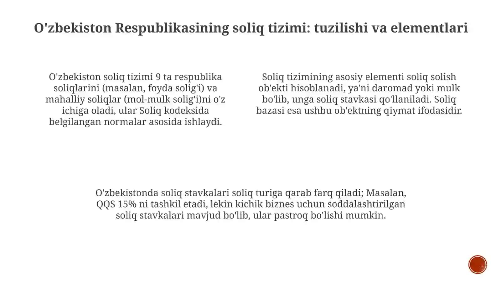 Soliq Qonunchiligi va Soliq Tizimi 4