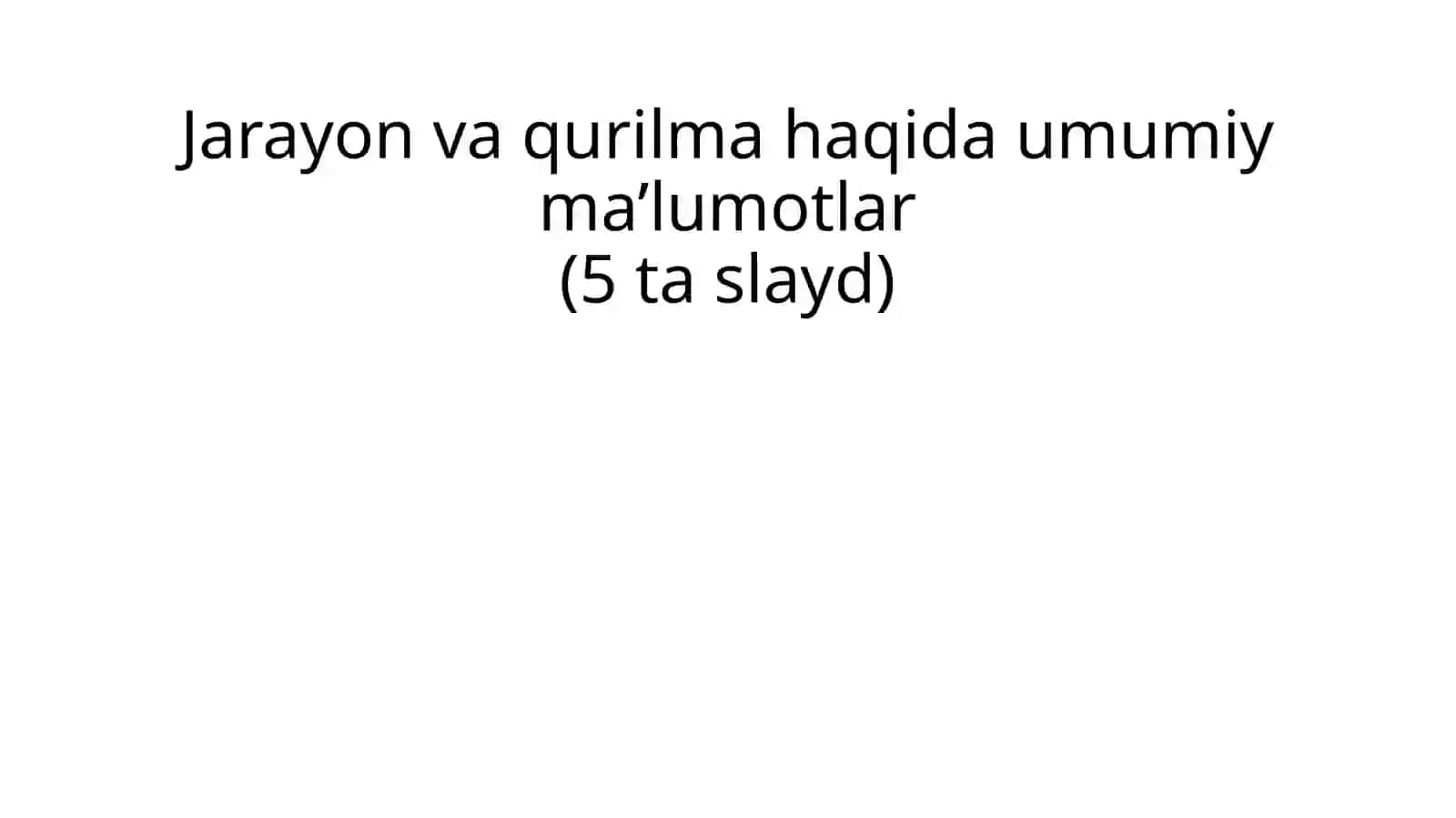 Texnologik mashinalar va jihozlar 4