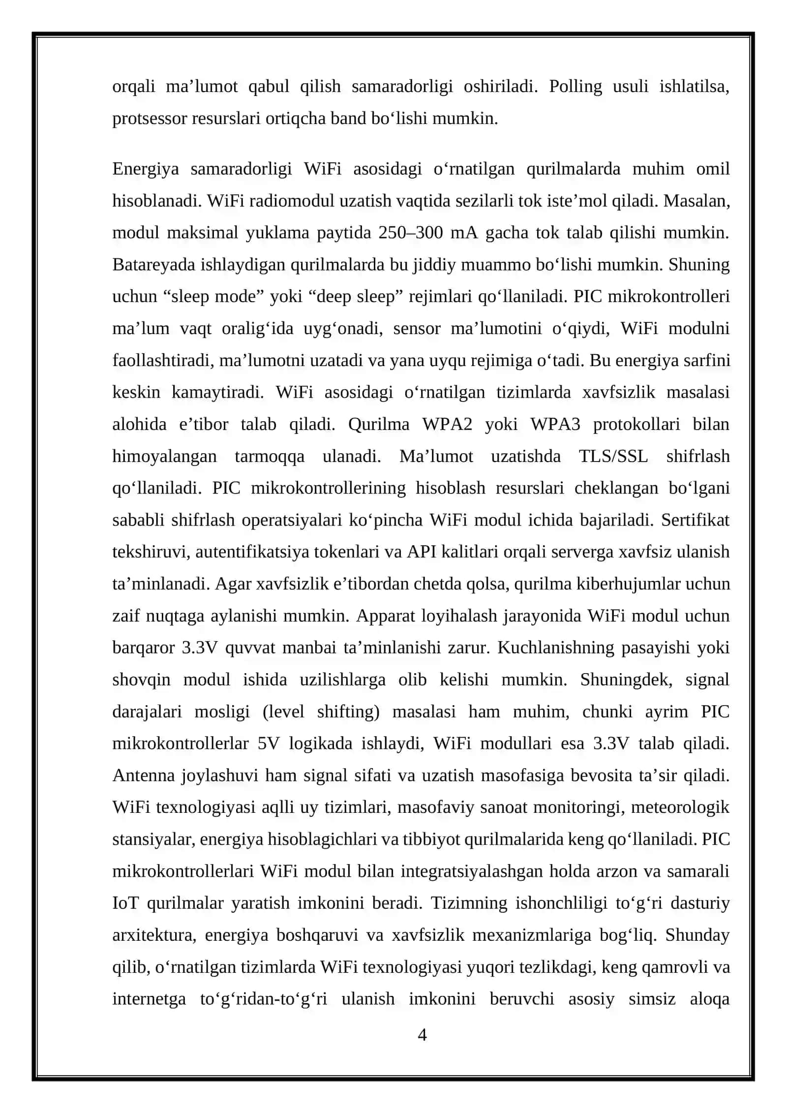 PIC mikrokontrolleri va ularda dasturlash 4