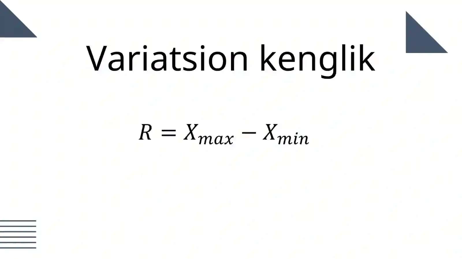 VARIATSIYA KO‘RSATKICHLARI VA DISPERSION TAHLIL ASOSLARI 4